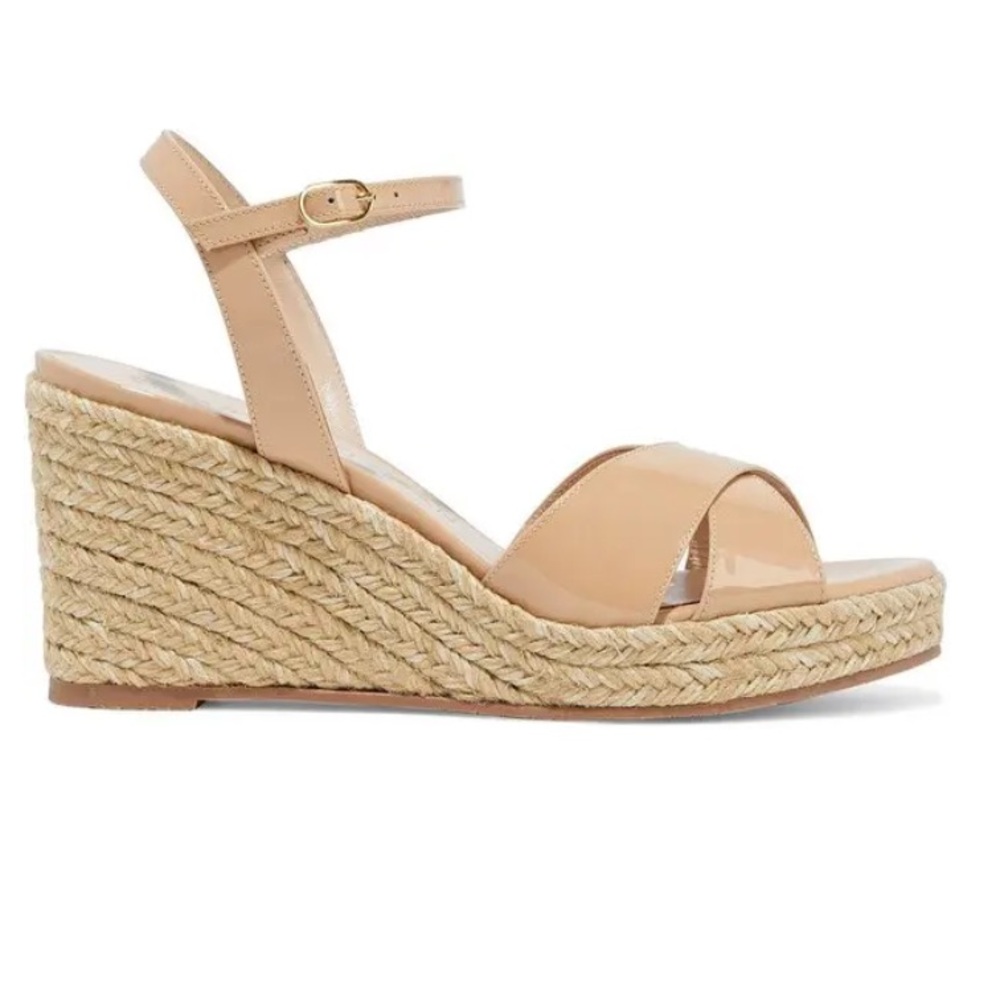 STUART WEITZMAN 36/5.5 Platform Espadrille Wedge Sandals NEW